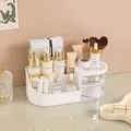 Weißer Kosmetik-Organizer mit Schubladen und Fächern für Hautpflegeprodukte - S / 26.5x14.5x10cm / Elfenbein