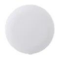 Minimalistischer weißer tragbarer faltbarer LED-Make-up-Spiegel in runder Form - Weiß