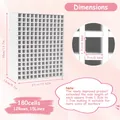 Large capacity 180-cell marker organizer rack with detailed dimensions. - 180 Slots