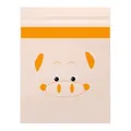 Thickened self-adhesive car trash bag featuring a cute orange cartoon pig face design - Set of 15 / Pink Pig