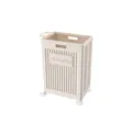 Panier à linge roulant en plastique avec roues et poignée pour l'organisation de la maison - Panier Moyen / 38.5*7.5*27.5cm