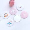 Set von niedlichen tragbaren Mini-Taschenspiegeln für Make-up und den Alltag - 7cm Durchmesser / bunt