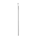 Flexible silver metal spring cord threader tool for garment drawstring and elastic - Silver
