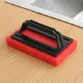 Red scouring pad cleaning brush with thickened black handle for kitchen sink and floor. - 2*9*15CM / Red