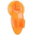 Soporte de cabezal de ducha con ventosa naranja ajustable para boquilla de baño - Naranja