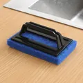 Blue cleaning sponge brush with ergonomic black handle for kitchen sink and bathroom - 2*9*15CM / Blue