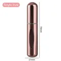 5ml tragbarer nachfüllbarer Parfümzerstäuber in Roségold metallic, 78 mm hoch - 5ml / 1000 Stück/Packung / Knallpink