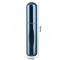 5 ml tragbarer Mini-Parfümzerstäuber zum Nachfüllen in elegantem, glänzendem Hellblau - 5ml / 1000 Stück/Packung / Hellblau