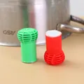 Effective nano fiber cleaning sticks for kitchen pot rust and stain removal in green and red - Random Color