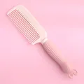 Cute pink rabbit handle hair comb for girls and students, lightweight plastic material - 1 / Nordic Pink
