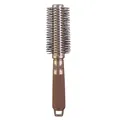 Professional round hairbrush with golden finish for effortless hair styling and detangling - Round Comb