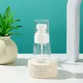 Tragbare transparente PET-Sprühflasche mit weißer Pumpe für die Reise-Gesichtspflege - 30ml / Transparent