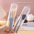 Tragbare durchsichtige Make-up-Pinselhülle für Reisen und effektiven Staubschutz - 21.2*4.8*3cm / Transparent