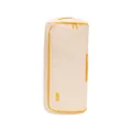 Large capacity cylindrical storage bag for quilts and clothes in off-white and yellow - Small (24x50cm) / Small Milk Yellow