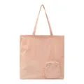 Wasserfeste, faltbare Taslan-Reisetasche mit großem Fassungsvermögen in zartem Hellkorallrosa - Rosa