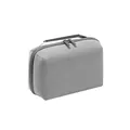Grey recycled polyester electronic organizer travel storage bag for cables and remotes - Grey Recycled Digital Bag / Gray