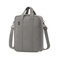 Minimalist gray large capacity travel storage bag with adjustable shoulder strap and handles. - S / Gray