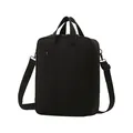 Black large capacity travel storage bag with shoulder strap and handles - S / Black
