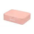 Large capacity pink twill storage bag for seasonal clothing and quilts - M / Pink