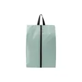 Large capacity light blue polyester travel storage bag with diamond grid and vertical zipper - Single-Sided Shoe Bag / Korean Blue