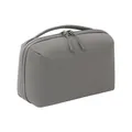 Grey water-repellent travel organizer bag for digital accessories and passport storage - L / Dark Gray