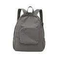 Mochila plegable de Taslan impermeable gris para senderismo al aire libre - Gris