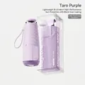 Mini five-fold portable UV protection sun umbrella in taro purple with 6-rib frame - 6 Ribs Reinforced / Taro Purple (Capsule Style)