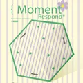 Cute mini 5-fold portable sun and rain umbrella with stylish purple and beige stripes - Moment Block (Purple-Beige Stripes)