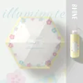 Portable mini five-fold sun umbrella with cartoon flower and butterfly patterns - Floral Trap / 6 Ribs / Yellow