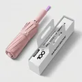 Premium pink automatic sun umbrella with UV protection and elegant retail gift box - 72 Ribs (Gift Box Edition) / Peach Pink