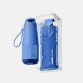 Compact light blue mini sun umbrella with UPF 2000+ protection and 6-rib structure - 6 Ribs Reinforced / Sky Blue (Capsule Style)