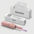 Pink automatic foldable umbrella for sun and rain with stylish white packaging box - 72-Bone Automatic (Gift Box) / Peach Pink