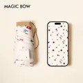 Mini cherry pattern sun umbrella with compact design for easy storage in lady bags - Sleeve Style (Cherry Blossom) / 40% Off
