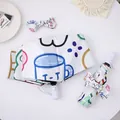Parapluie pliant automatique pour soleil et pluie avec motif de tasse à café mignon - Automatique Régulier / Animaux Colorés