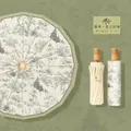 Elegant 16-rib vintage sun umbrella with tropical forest print and wooden handle - 16 Ribs / Twilight Forest