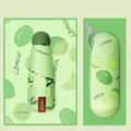 Portable five-fold UV protection umbrella in lemon lime green with case - Lemon Yellow