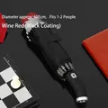 Automatic reverse folding umbrella with LED handle light and UV protection in wine red - 10-Rib Automatic with LED / Burgundy