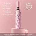 Premium automatic folding umbrella in light pink, UV protection, 107cm large diameter - S Series (12 Ribs) / Light Pink