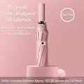 Automatic windproof folding umbrella for 1-2 people in pale pink finish, sun protection - 10-Rib Automatic / Light Pink