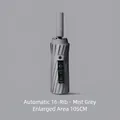 Automatic 16-rib folding umbrella in misty grey, 105cm extra large canopy diameter. - 16 Ribs Automatic Series / Mist Grey
