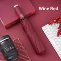 Sturdy automatic folding sun and rain umbrella in elegant burgundy wine red finish - Automatic 10-Rib Black Glue Wine Red