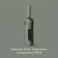 Forest green automatic 16-rib folding umbrella with a 105cm enlarged coverage area - 16-Rib Automatic Black Glue Umbrella / Forest Green