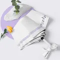 Elegant white three-fold umbrella with musical note print and bow-knot handle design - Musical Notes Beige (Small Curve Hook)