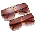Stylisches Leopard-Print Eltern-Kind-Sonnenbrillen-Set mit Verlaufsgläsern - Eltern-Kind-Set / Schildpatt Rahmen Farbverlauf Tee (Set)