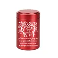 Red aluminum alloy pet cremation urn with decorative 'Forever in my Heart' engraving - 70x45mm / Red