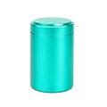 Türkisfarbene 70x45mm Feuerbestattungsurne aus Aluminium für Haustier oder Menschenasche - 70x45mm / Türkisgrün