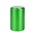 Kompakte grüne Metallurne für Tierasche mit einem 70x45mm zylindrischen Design - 70x45mm / Hellgrün