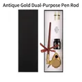 Retro dip pen calligraphy gift set with antique gold dual-use stem in black luxury box - Antique Gold Dual-Use Pen (SP455-05)