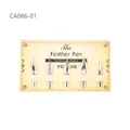 Set of 5 vintage replacement metal nibs for artistic feather dip pens in gift box. - Calligraphy Nib Set CA066-01 (CA066-01) / Pack of 5