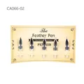 5-piece antique calligraphy dip pen nib set on vintage card - Round Head Nib Set CA066-02 (CA066-02) / 5 Pieces/Pack (1-5mm)
